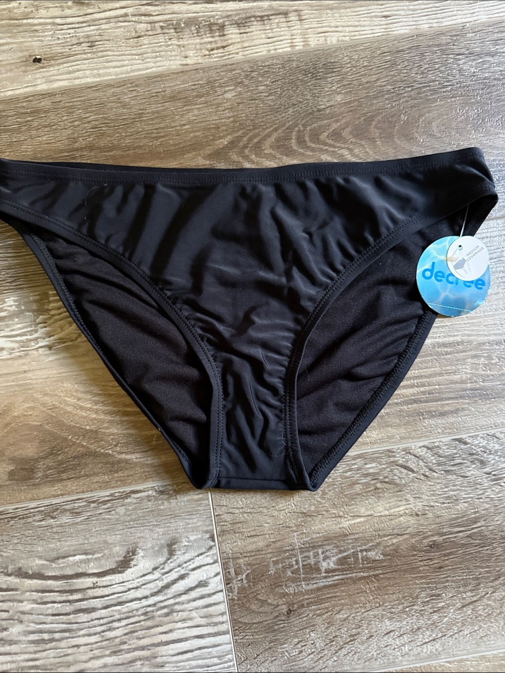 Decree Black Bikini Bottoms